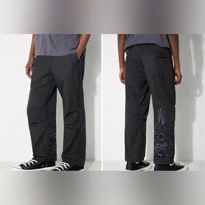 Maharishi Dragon Embroidered Utility Pants 🐉 Rare Sustainable Statement 🖤